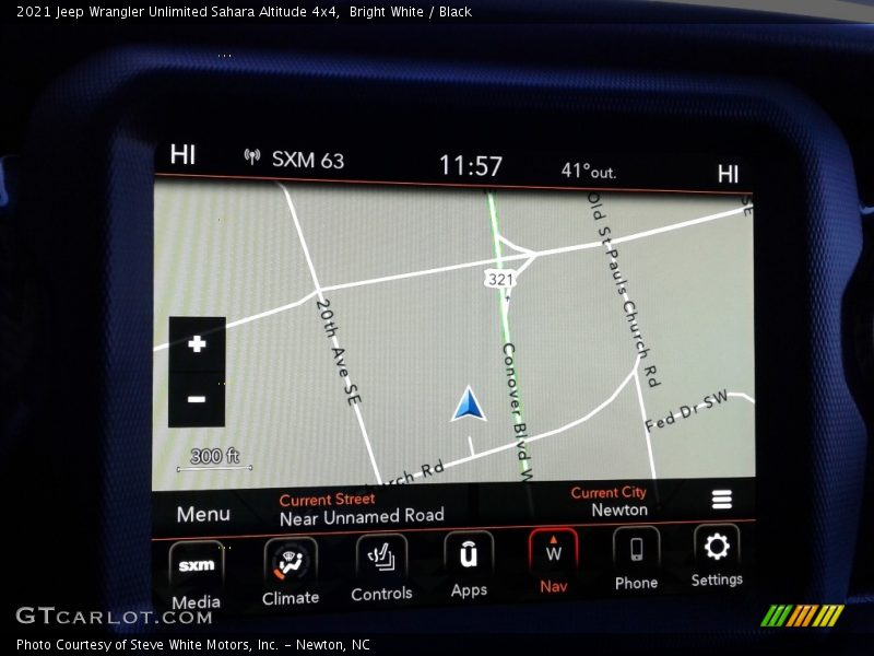 Bright White / Black 2021 Jeep Wrangler Unlimited Sahara Altitude 4x4