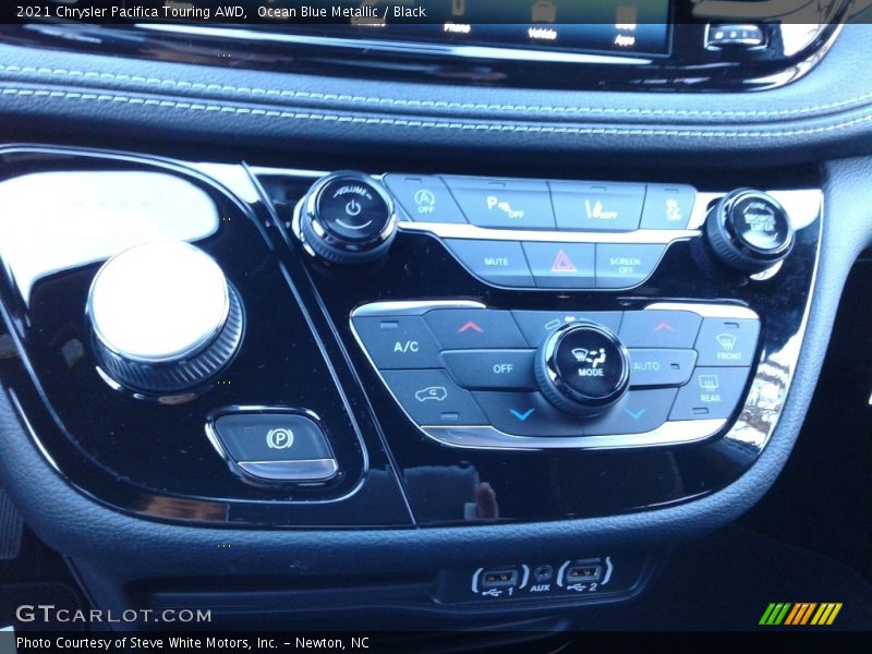 Ocean Blue Metallic / Black 2021 Chrysler Pacifica Touring AWD