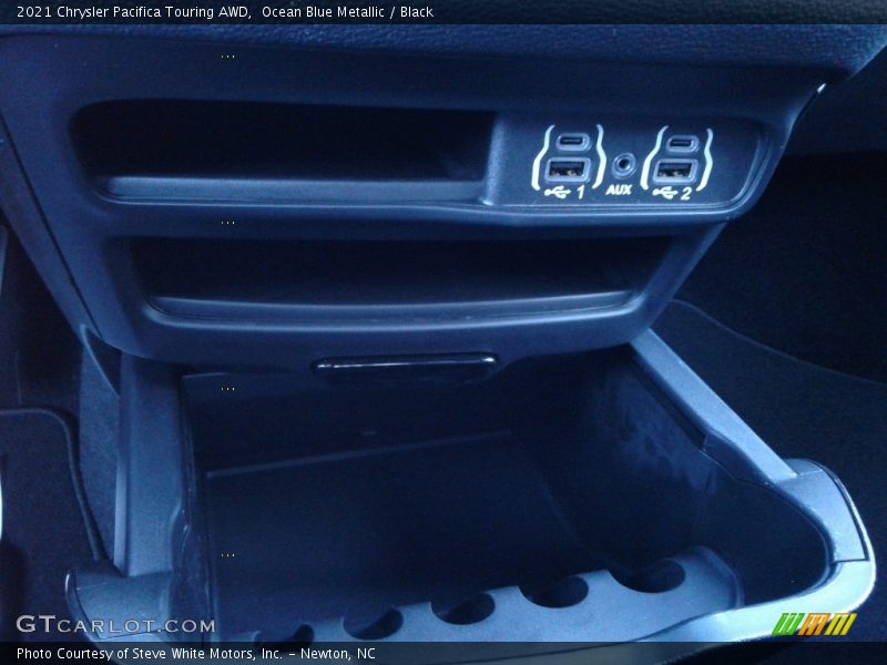Ocean Blue Metallic / Black 2021 Chrysler Pacifica Touring AWD