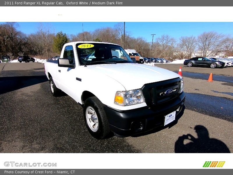Oxford White / Medium Dark Flint 2011 Ford Ranger XL Regular Cab