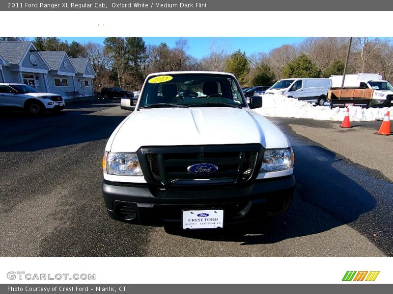 Oxford White / Medium Dark Flint 2011 Ford Ranger XL Regular Cab