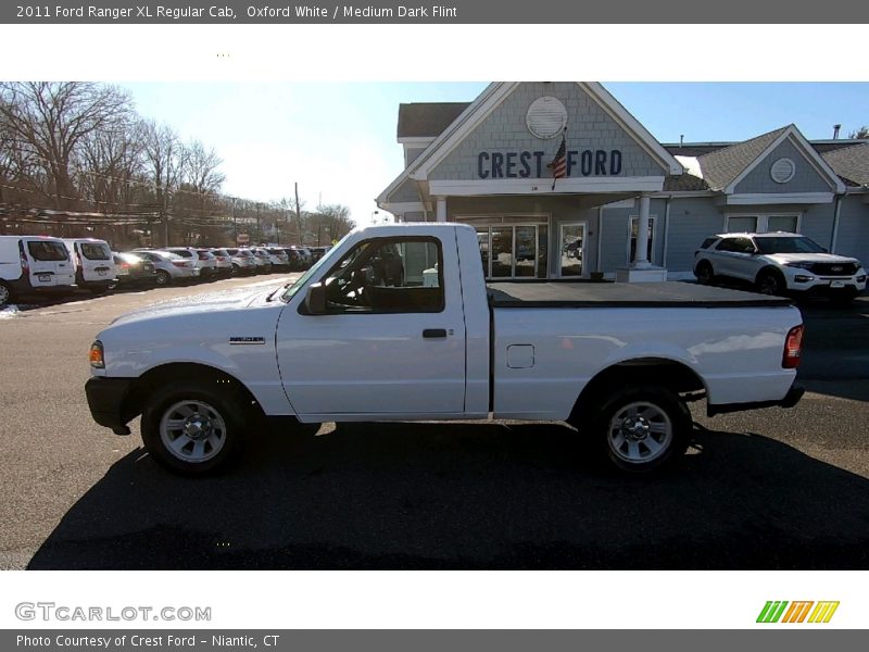 Oxford White / Medium Dark Flint 2011 Ford Ranger XL Regular Cab