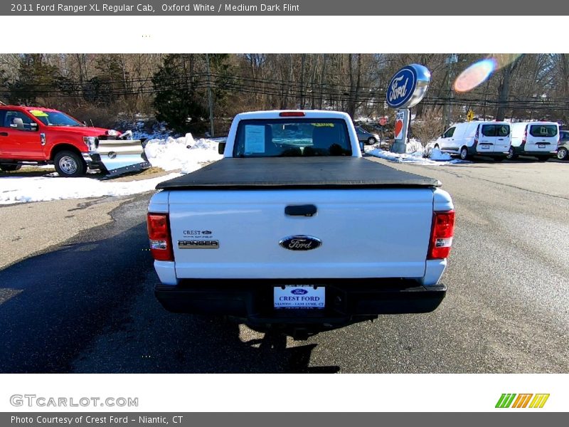 Oxford White / Medium Dark Flint 2011 Ford Ranger XL Regular Cab