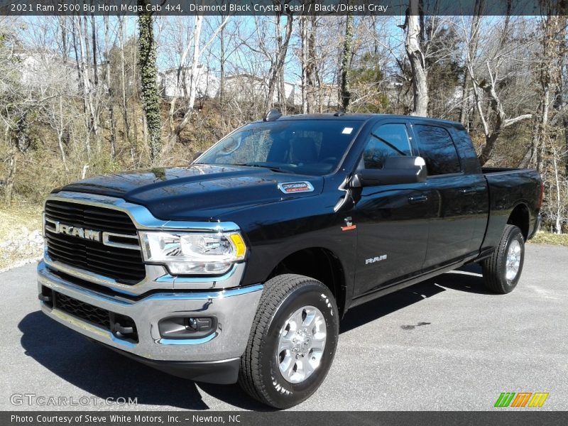 Diamond Black Crystal Pearl / Black/Diesel Gray 2021 Ram 2500 Big Horn Mega Cab 4x4