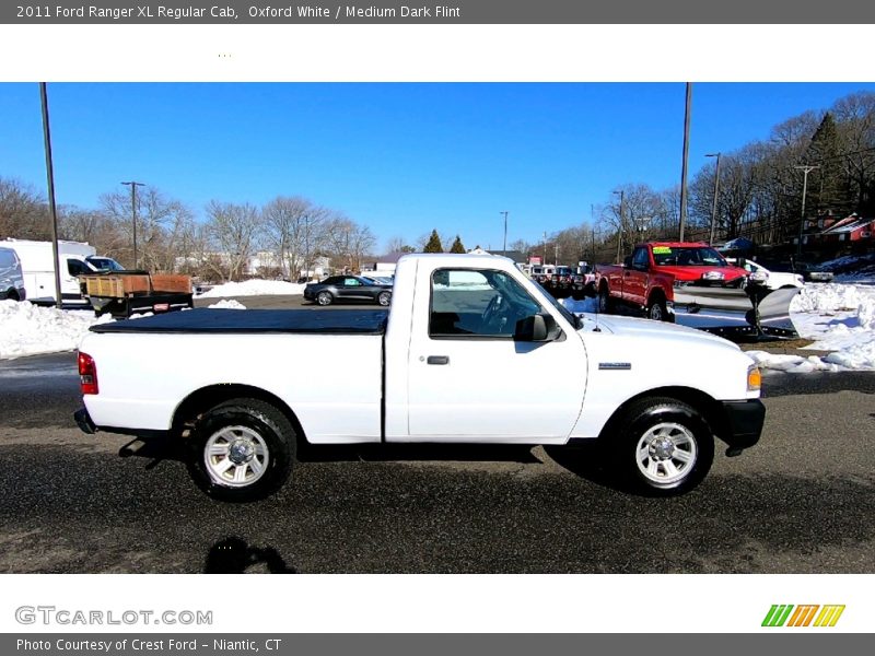 Oxford White / Medium Dark Flint 2011 Ford Ranger XL Regular Cab
