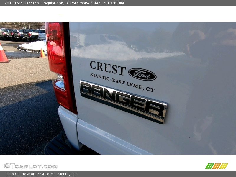 Oxford White / Medium Dark Flint 2011 Ford Ranger XL Regular Cab