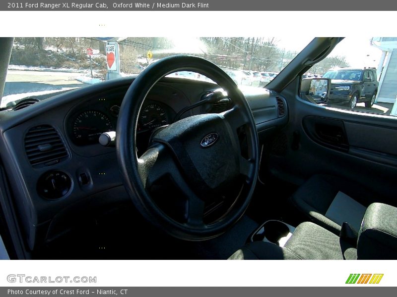 Oxford White / Medium Dark Flint 2011 Ford Ranger XL Regular Cab