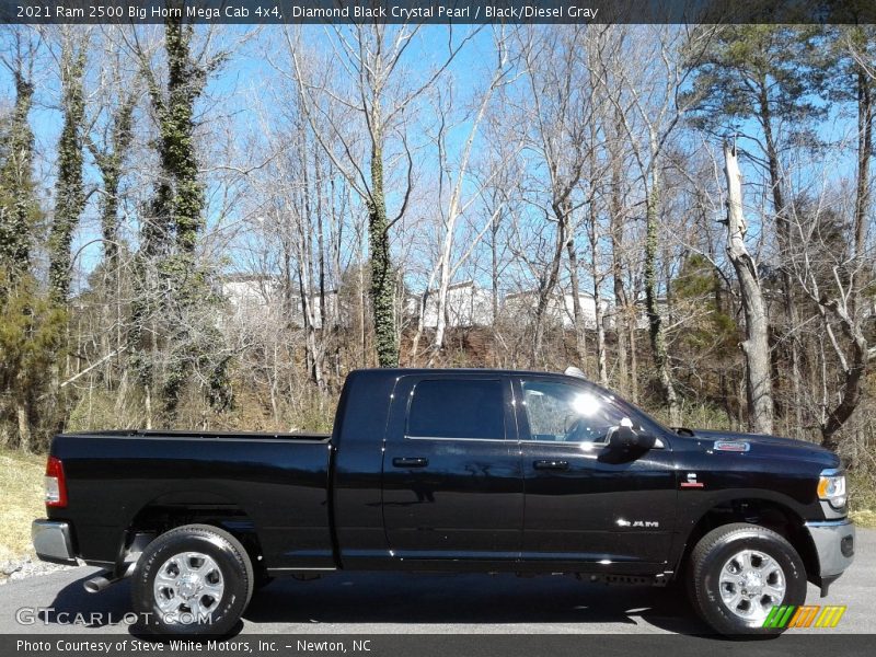 Diamond Black Crystal Pearl / Black/Diesel Gray 2021 Ram 2500 Big Horn Mega Cab 4x4