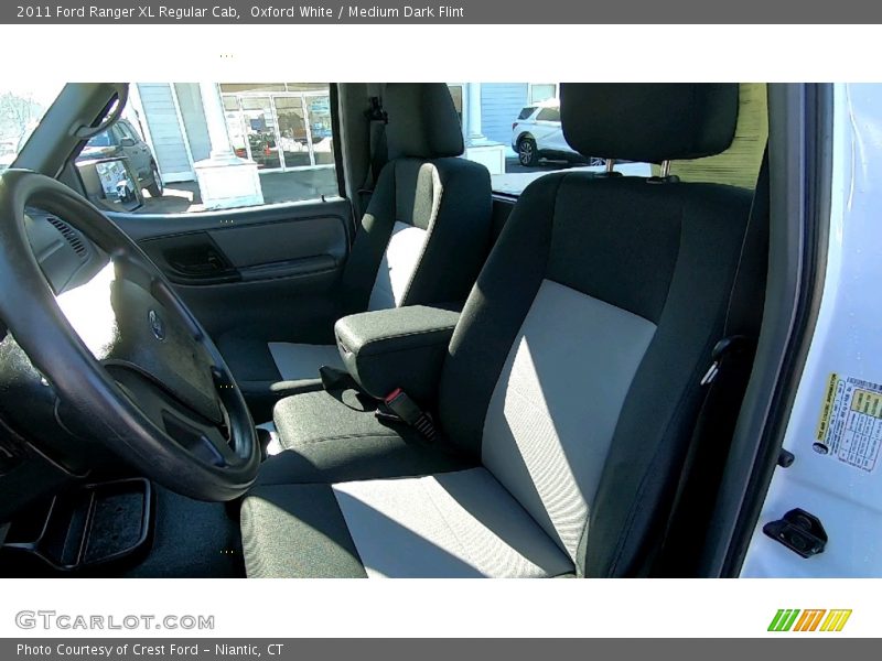 Oxford White / Medium Dark Flint 2011 Ford Ranger XL Regular Cab