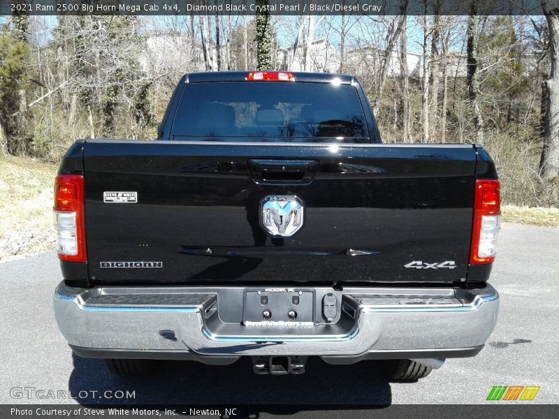 Diamond Black Crystal Pearl / Black/Diesel Gray 2021 Ram 2500 Big Horn Mega Cab 4x4
