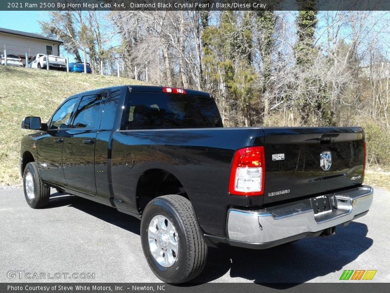 Diamond Black Crystal Pearl / Black/Diesel Gray 2021 Ram 2500 Big Horn Mega Cab 4x4