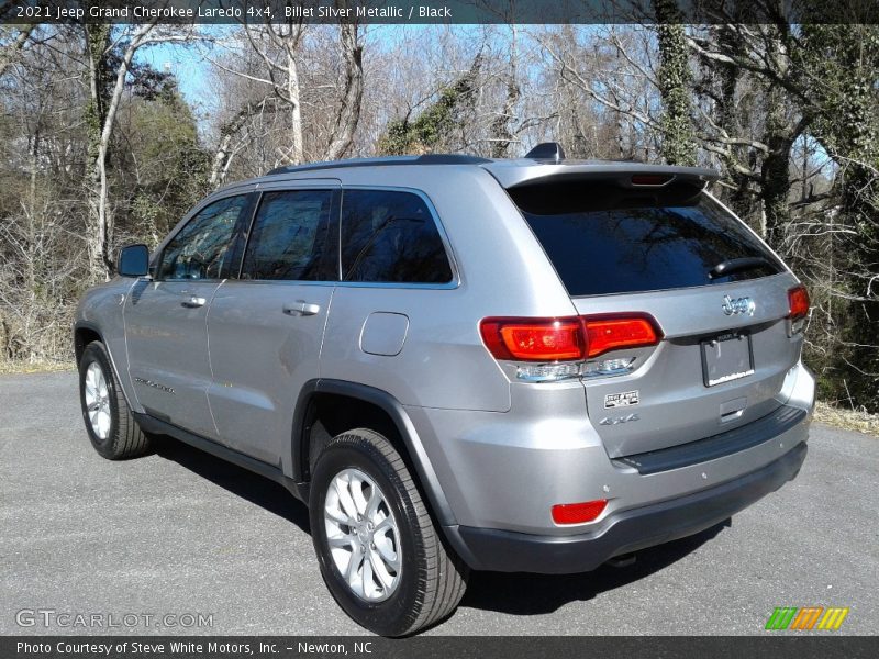 Billet Silver Metallic / Black 2021 Jeep Grand Cherokee Laredo 4x4