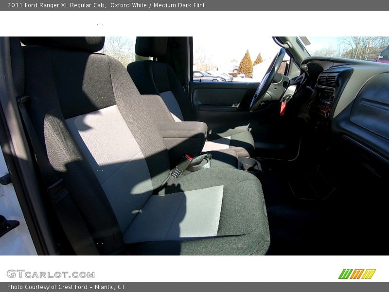 Oxford White / Medium Dark Flint 2011 Ford Ranger XL Regular Cab