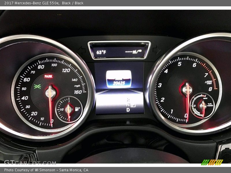 Black / Black 2017 Mercedes-Benz GLE 550e