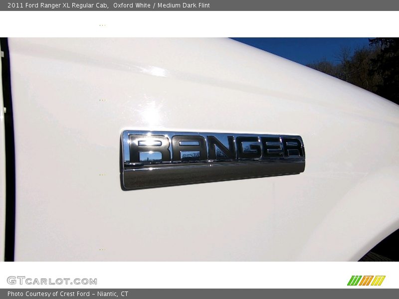 Oxford White / Medium Dark Flint 2011 Ford Ranger XL Regular Cab