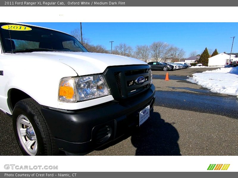 Oxford White / Medium Dark Flint 2011 Ford Ranger XL Regular Cab