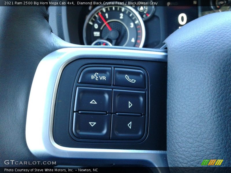Diamond Black Crystal Pearl / Black/Diesel Gray 2021 Ram 2500 Big Horn Mega Cab 4x4