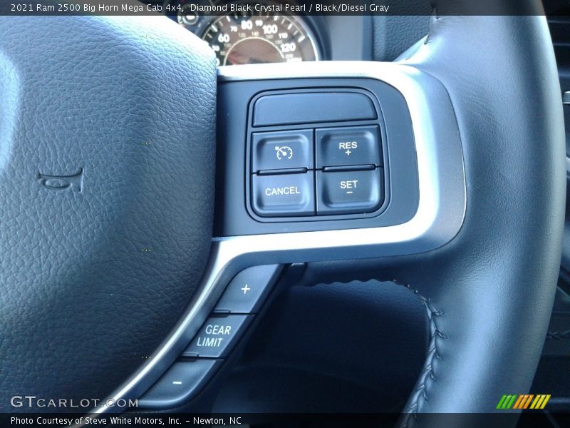 Diamond Black Crystal Pearl / Black/Diesel Gray 2021 Ram 2500 Big Horn Mega Cab 4x4