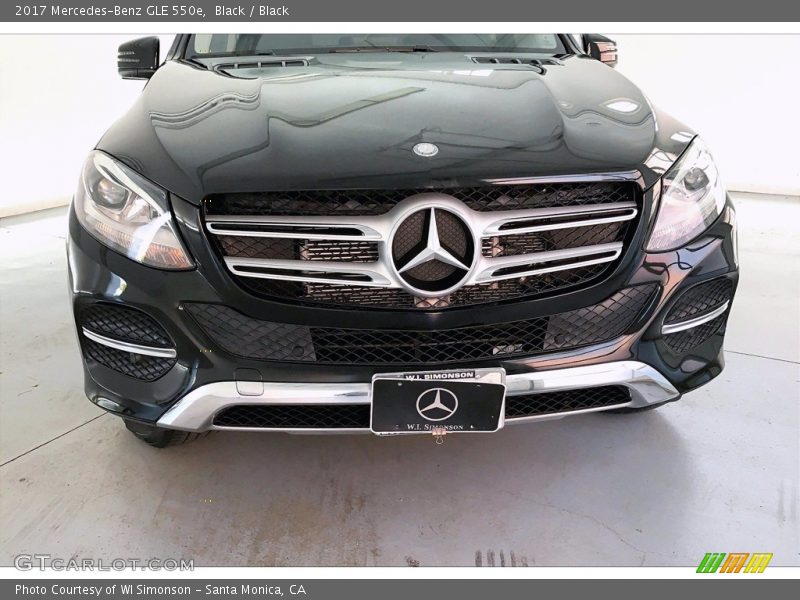 Black / Black 2017 Mercedes-Benz GLE 550e