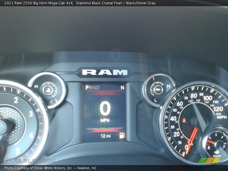 Diamond Black Crystal Pearl / Black/Diesel Gray 2021 Ram 2500 Big Horn Mega Cab 4x4