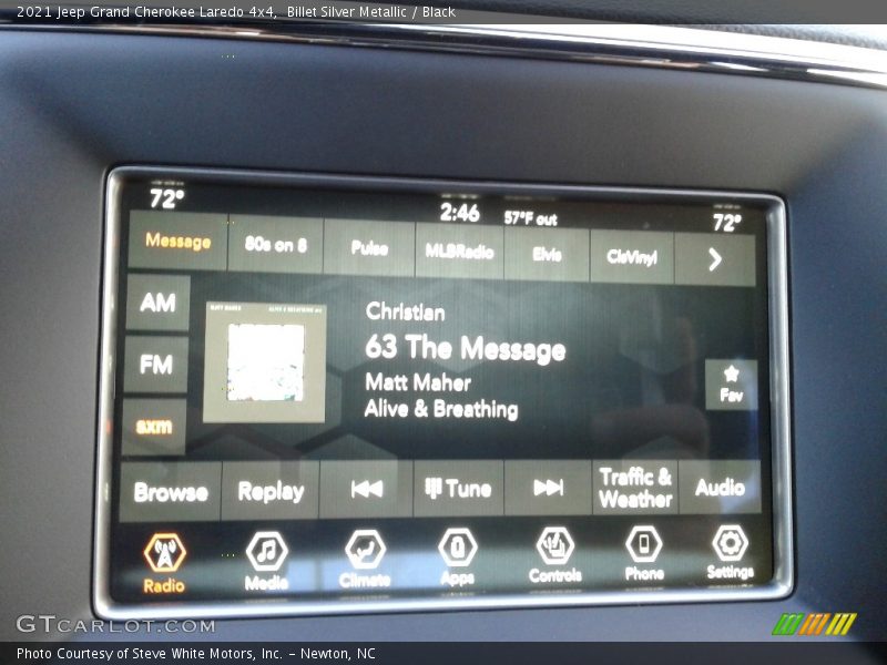 Billet Silver Metallic / Black 2021 Jeep Grand Cherokee Laredo 4x4