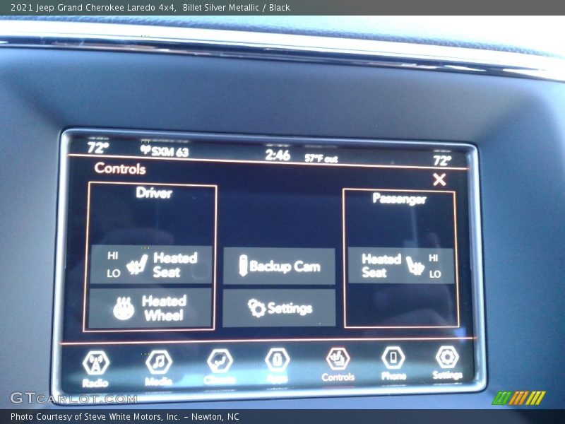 Billet Silver Metallic / Black 2021 Jeep Grand Cherokee Laredo 4x4