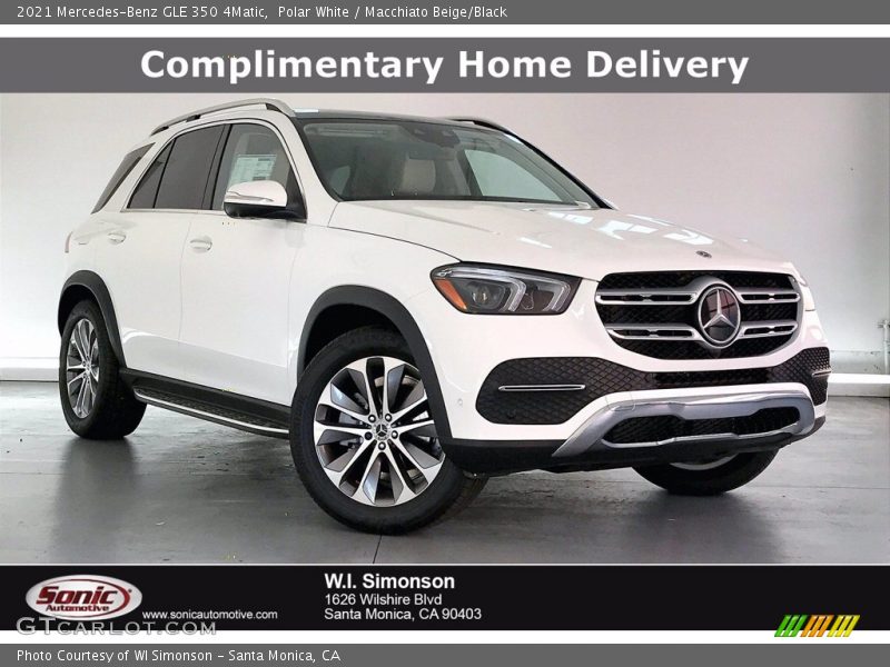 Polar White / Macchiato Beige/Black 2021 Mercedes-Benz GLE 350 4Matic