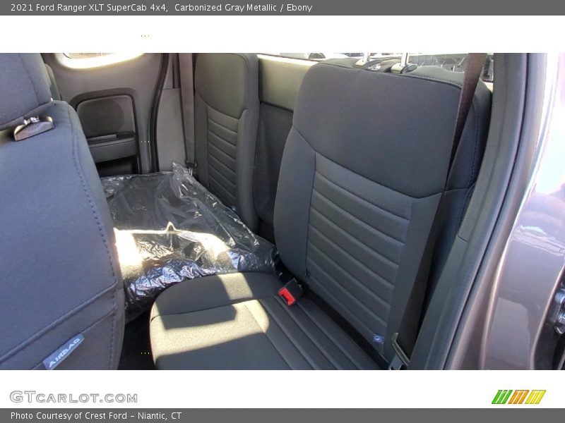 Rear Seat of 2021 Ranger XLT SuperCab 4x4
