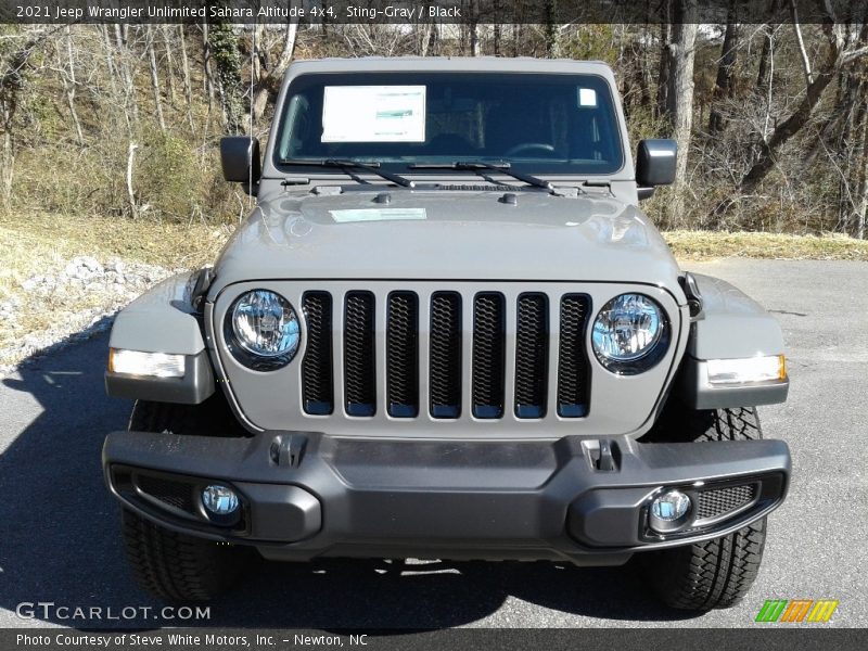 Sting-Gray / Black 2021 Jeep Wrangler Unlimited Sahara Altitude 4x4