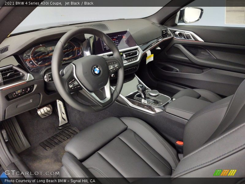  2021 4 Series 430i Coupe Black Interior