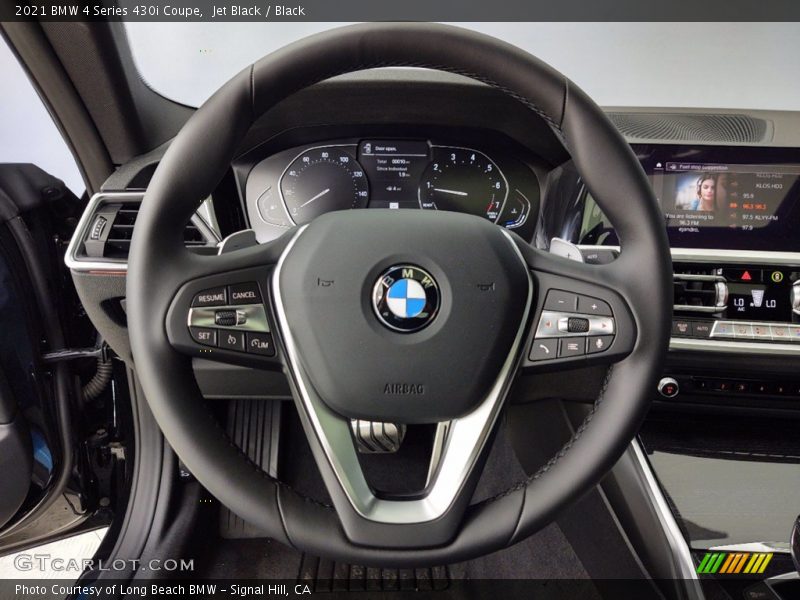 Jet Black / Black 2021 BMW 4 Series 430i Coupe
