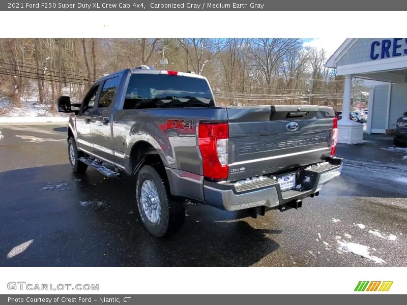 Carbonized Gray / Medium Earth Gray 2021 Ford F250 Super Duty XL Crew Cab 4x4