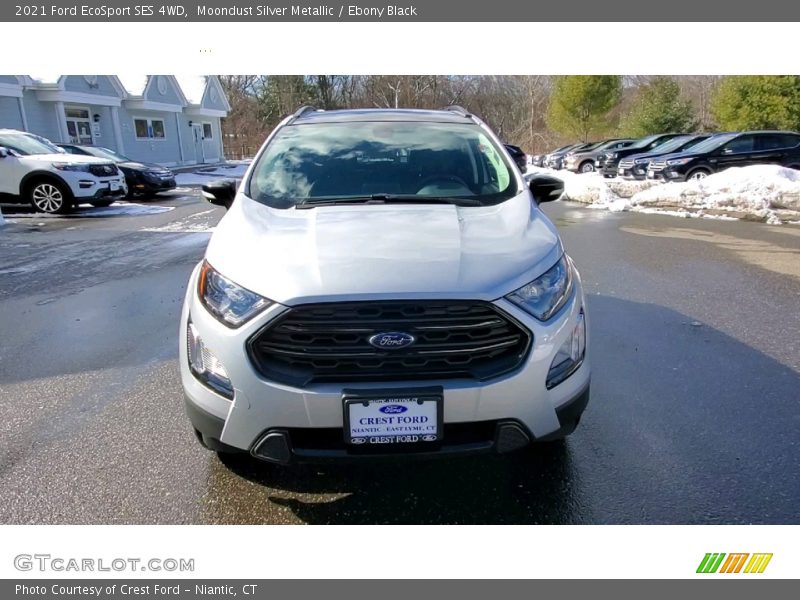 Moondust Silver Metallic / Ebony Black 2021 Ford EcoSport SES 4WD