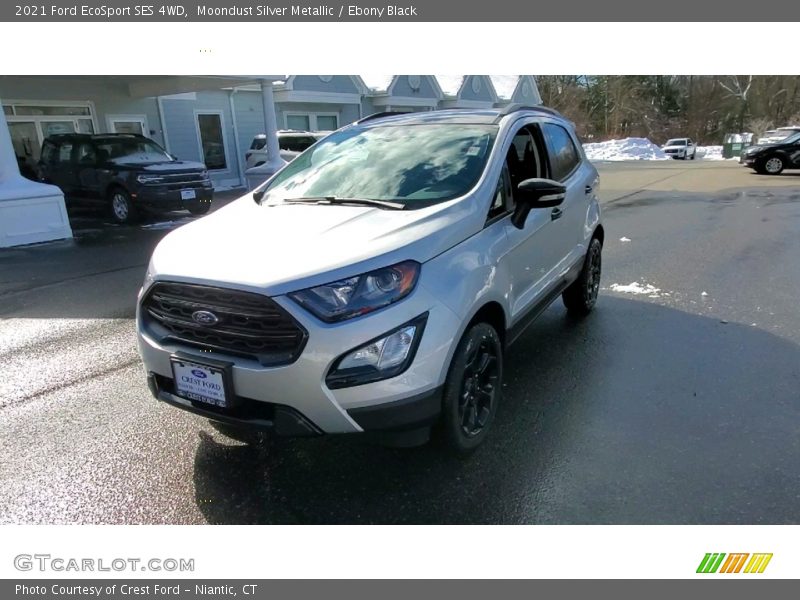 Moondust Silver Metallic / Ebony Black 2021 Ford EcoSport SES 4WD