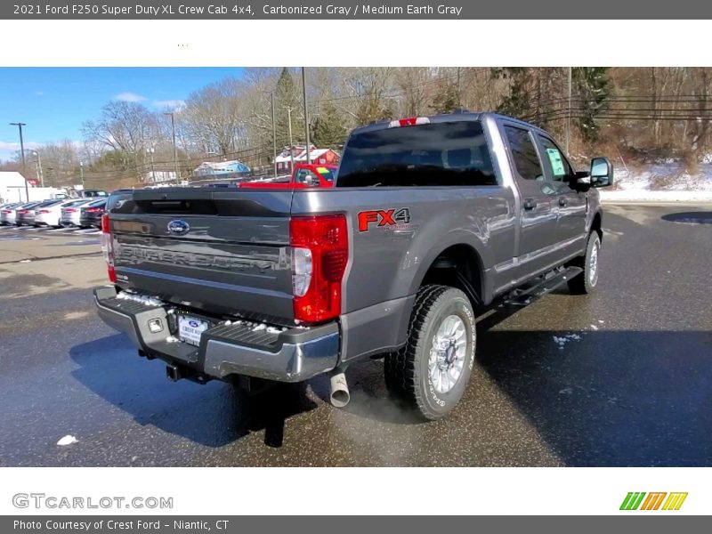 Carbonized Gray / Medium Earth Gray 2021 Ford F250 Super Duty XL Crew Cab 4x4