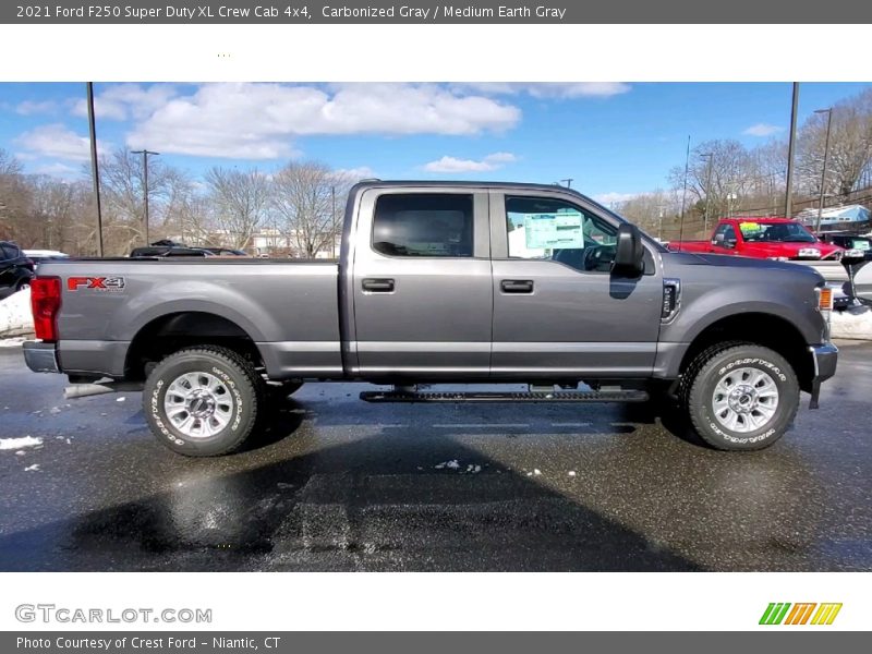 Carbonized Gray / Medium Earth Gray 2021 Ford F250 Super Duty XL Crew Cab 4x4