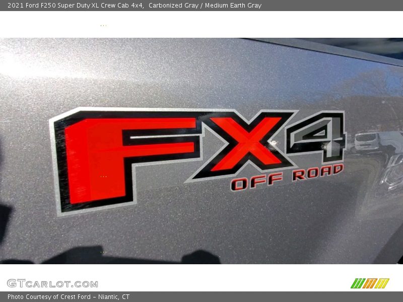 Carbonized Gray / Medium Earth Gray 2021 Ford F250 Super Duty XL Crew Cab 4x4