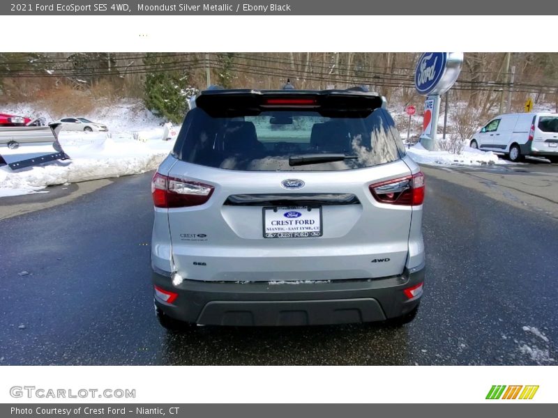 Moondust Silver Metallic / Ebony Black 2021 Ford EcoSport SES 4WD