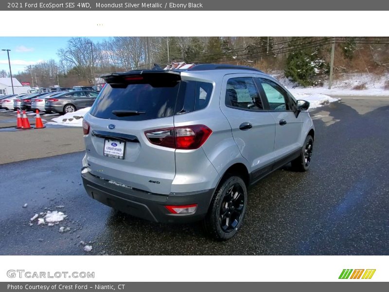 Moondust Silver Metallic / Ebony Black 2021 Ford EcoSport SES 4WD