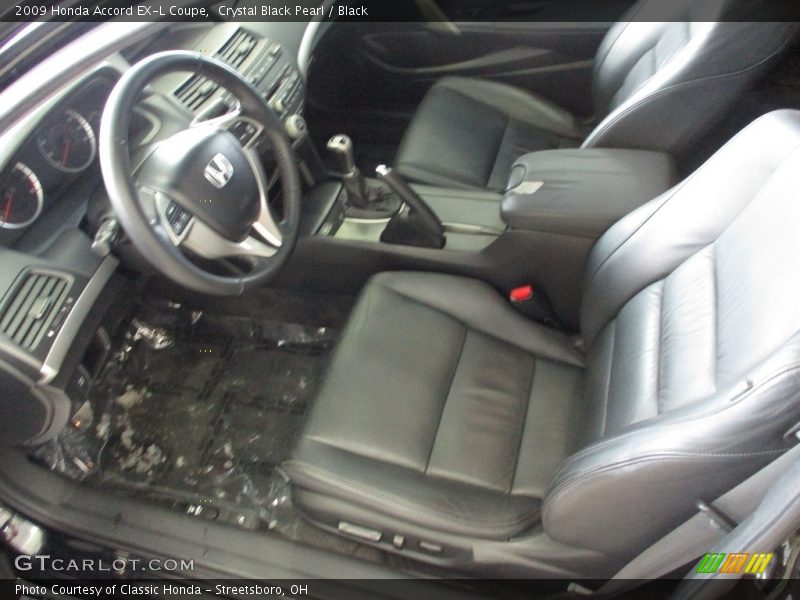 Front Seat of 2009 Accord EX-L Coupe
