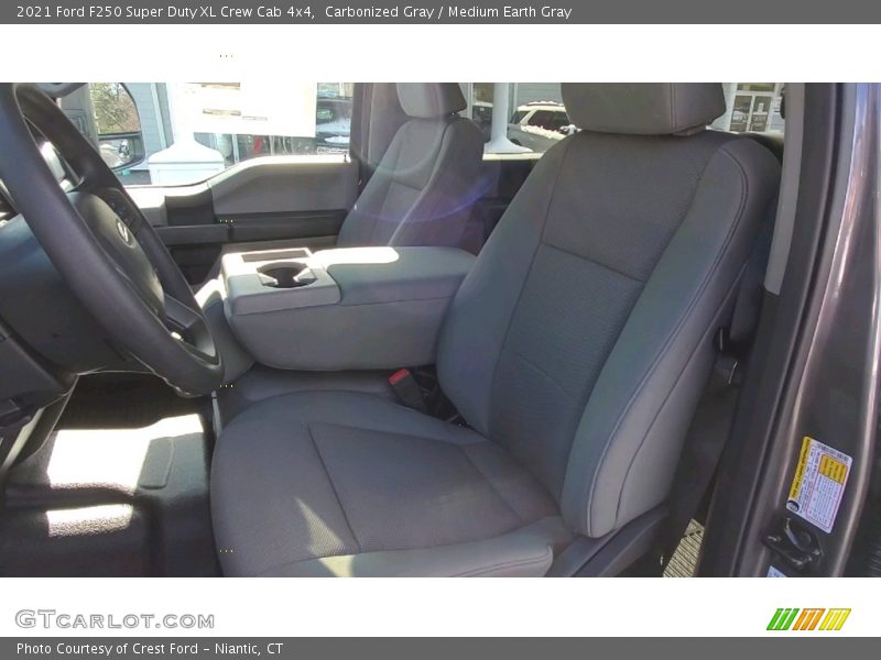 Carbonized Gray / Medium Earth Gray 2021 Ford F250 Super Duty XL Crew Cab 4x4