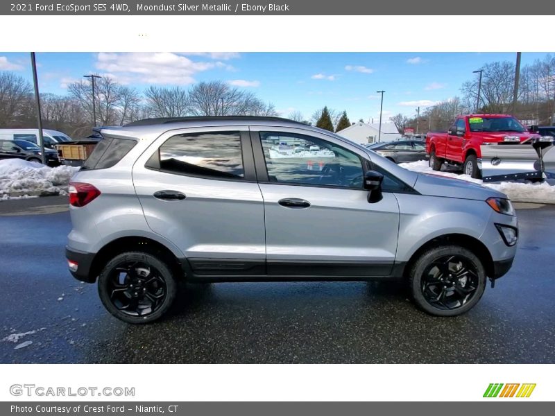 Moondust Silver Metallic / Ebony Black 2021 Ford EcoSport SES 4WD