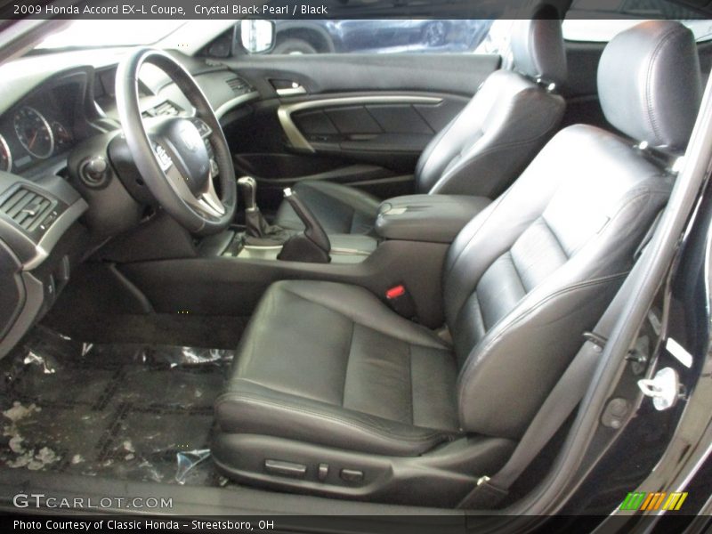 Front Seat of 2009 Accord EX-L Coupe