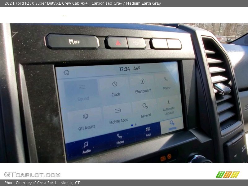 Carbonized Gray / Medium Earth Gray 2021 Ford F250 Super Duty XL Crew Cab 4x4