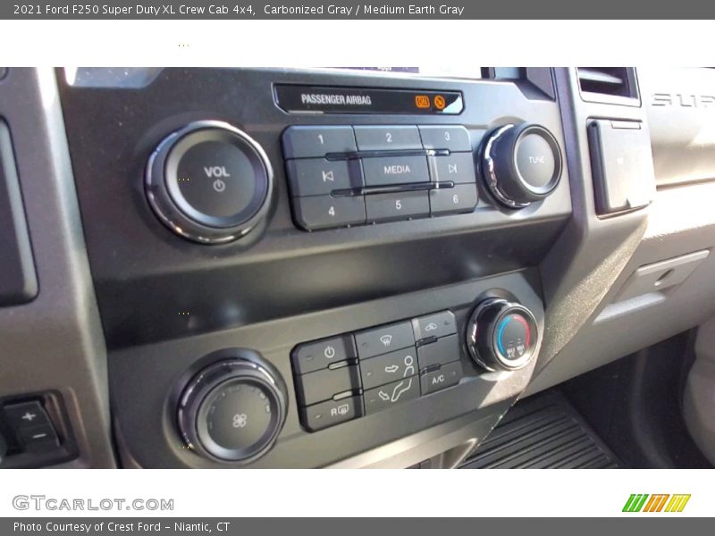 Carbonized Gray / Medium Earth Gray 2021 Ford F250 Super Duty XL Crew Cab 4x4