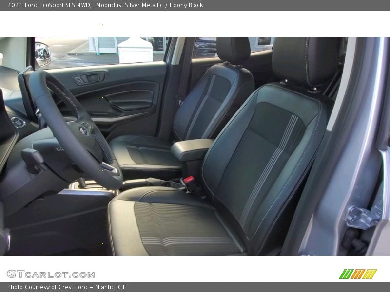 Moondust Silver Metallic / Ebony Black 2021 Ford EcoSport SES 4WD