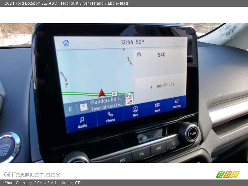 Moondust Silver Metallic / Ebony Black 2021 Ford EcoSport SES 4WD