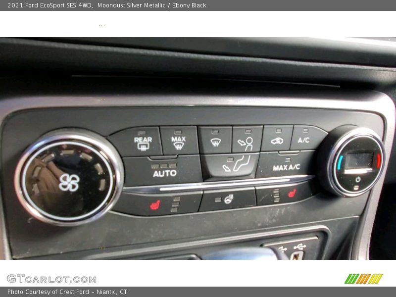 Moondust Silver Metallic / Ebony Black 2021 Ford EcoSport SES 4WD
