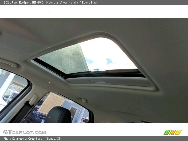 Moondust Silver Metallic / Ebony Black 2021 Ford EcoSport SES 4WD