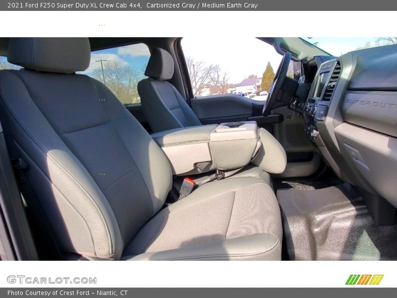 Carbonized Gray / Medium Earth Gray 2021 Ford F250 Super Duty XL Crew Cab 4x4